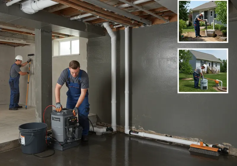 Basement Waterproofing and Flood Prevention process in New Waterford, OH